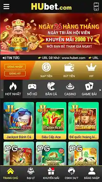 Tham gia tải app HUBET tận hưởng trải nghiệm